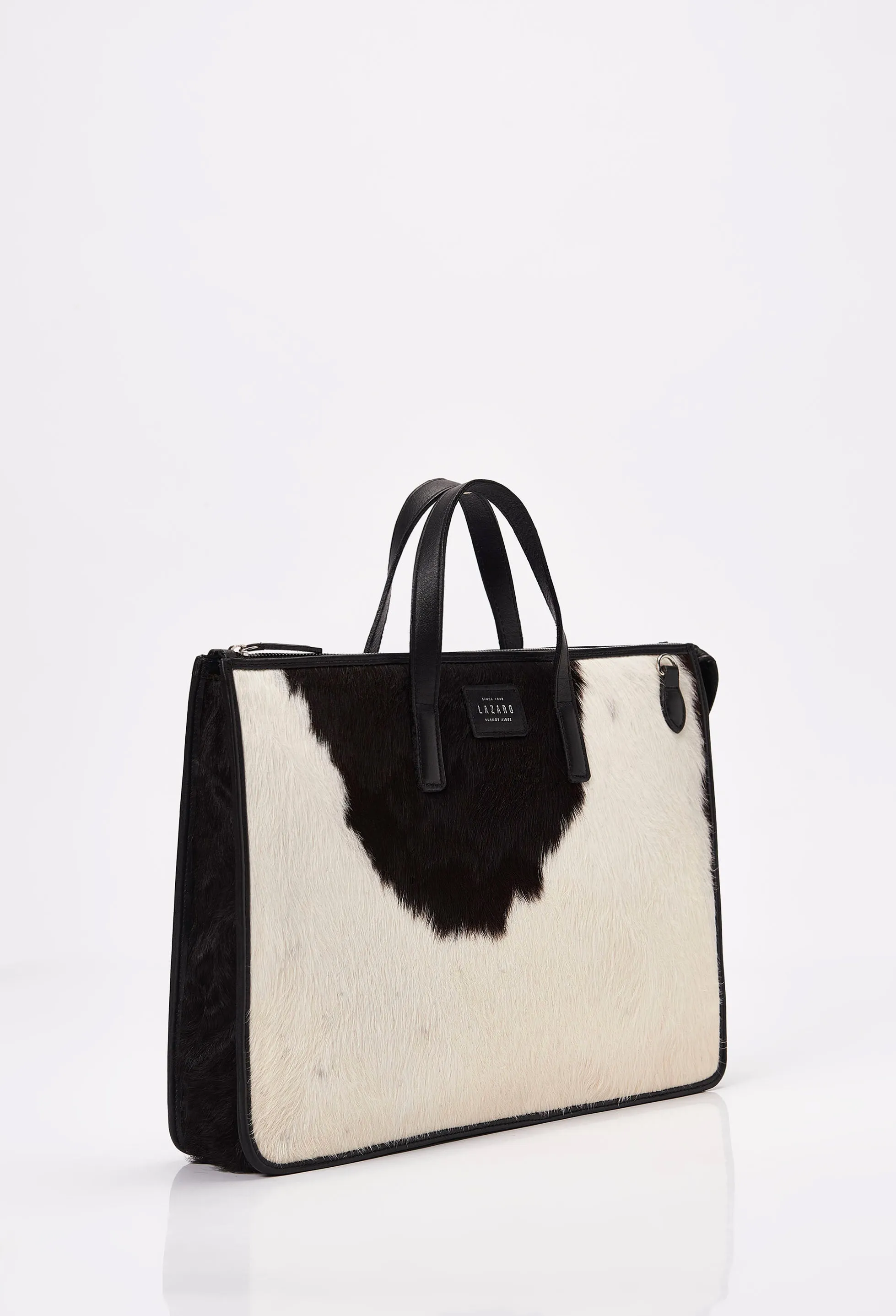 Cowhide Leather Slim Briefcase