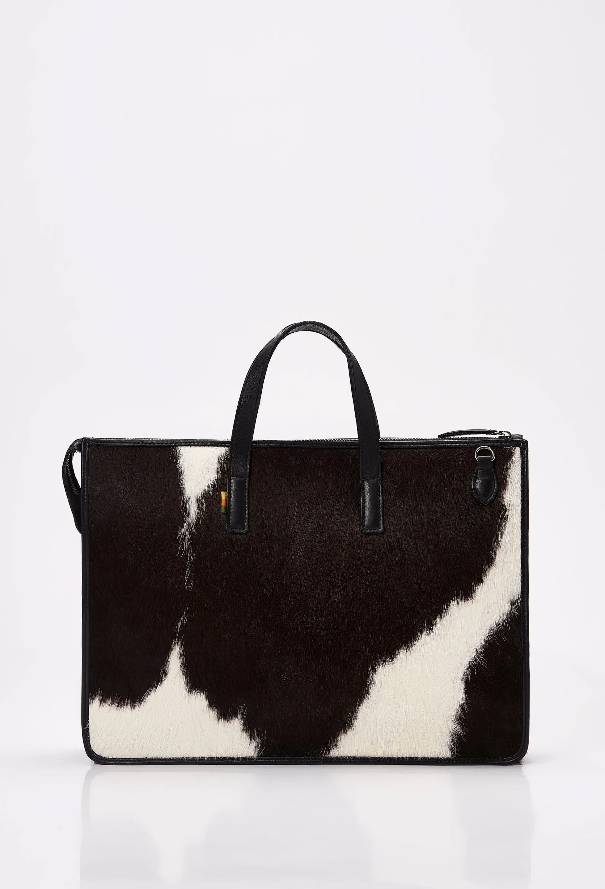 Cowhide Leather Slim Briefcase