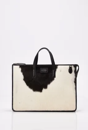 Cowhide Leather Slim Briefcase