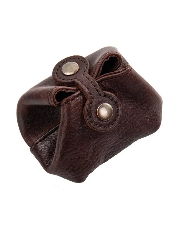 Cowhide Vintage Leather Coin Purse