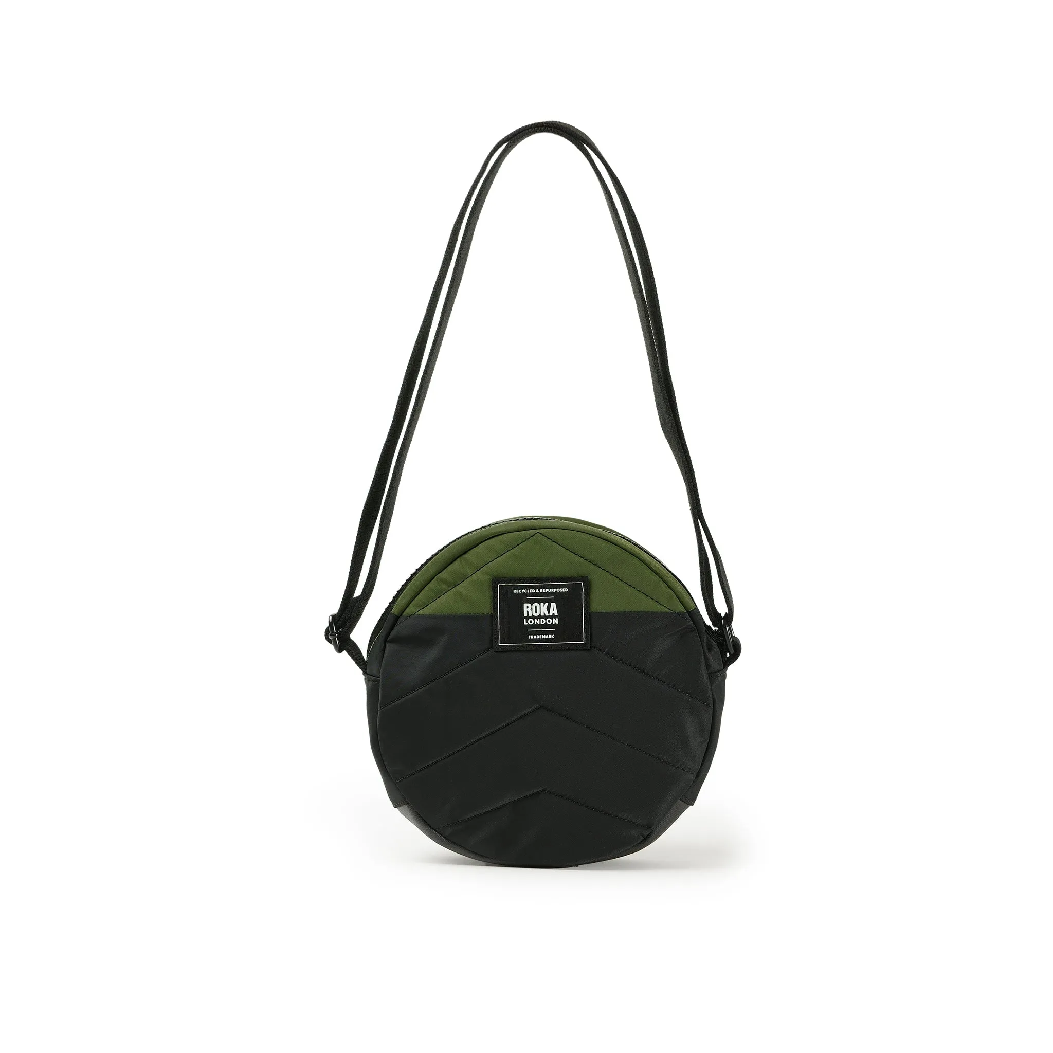 Creative Waste Paddington B Black / Avocado Recycled Nylon