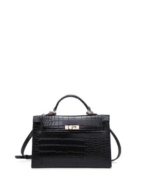 Croc Top-Handle Bag - Urban Expressions