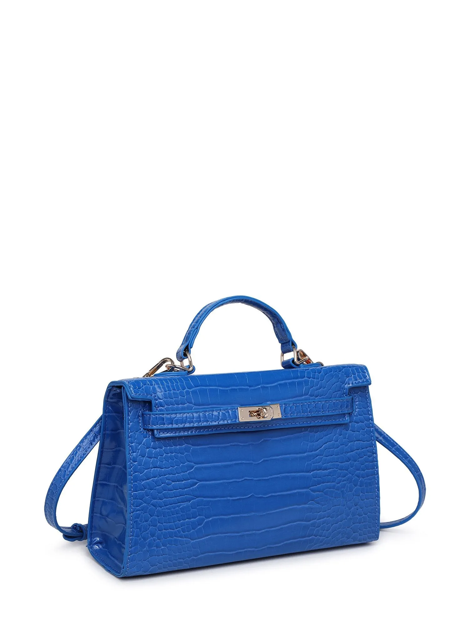 Croc Top-Handle Bag - Urban Expressions