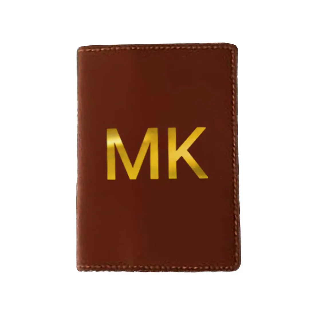 Custom Passport Wallet Vegan Leather for Men & Women - Initials