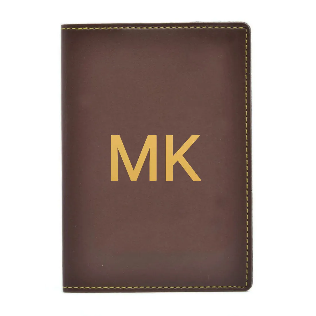 Custom Passport Wallet Vegan Leather for Men & Women - Initials