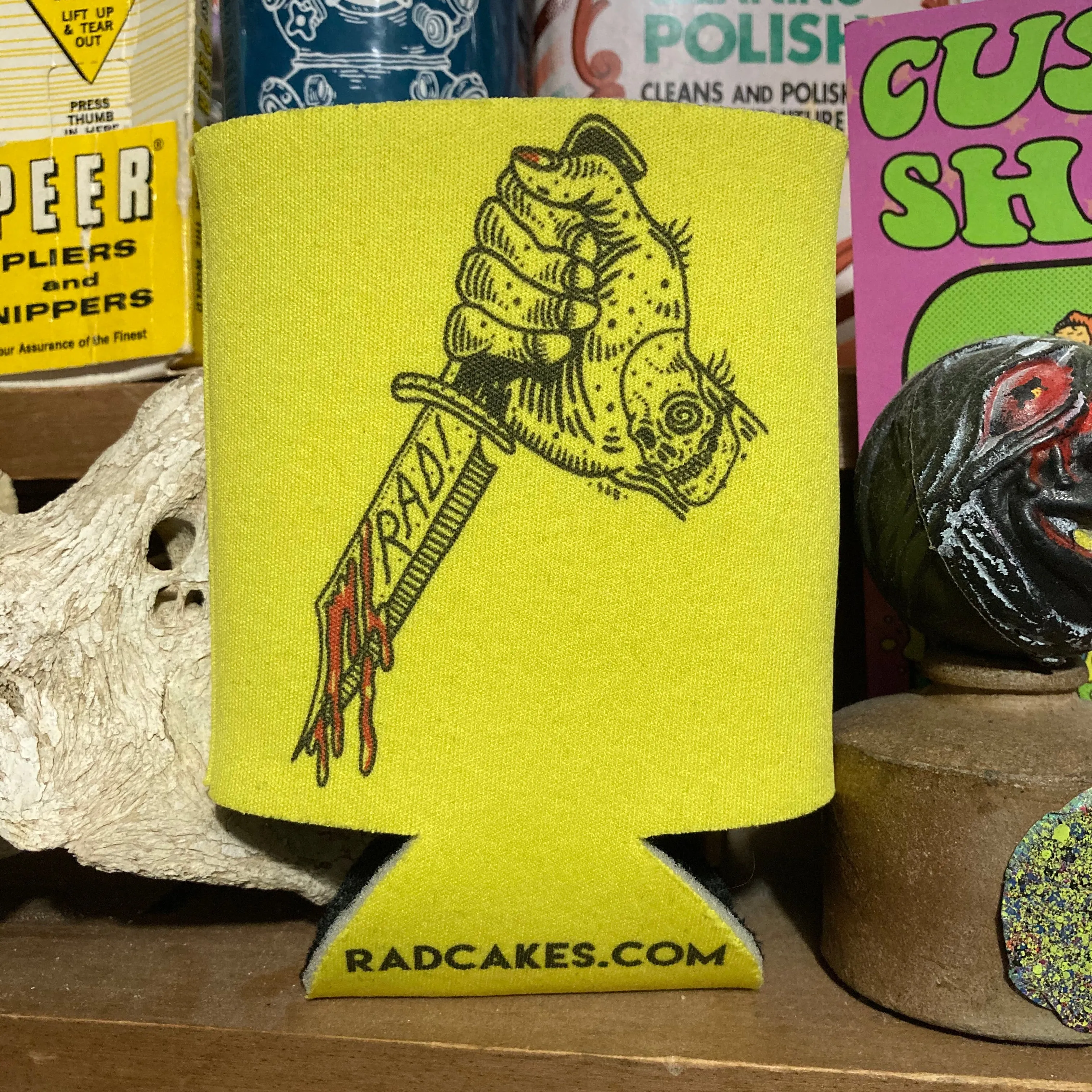 Dagger koozie by Space Bat Killer