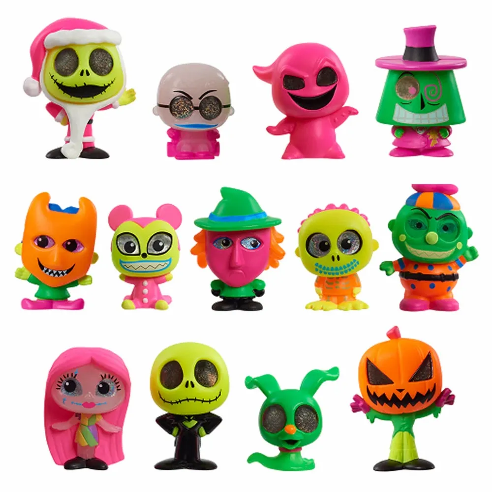 Disney Doorables Nightmare Before Christmas Blacklight Mini Figure Blind Bag Asst-24pcs PDQ