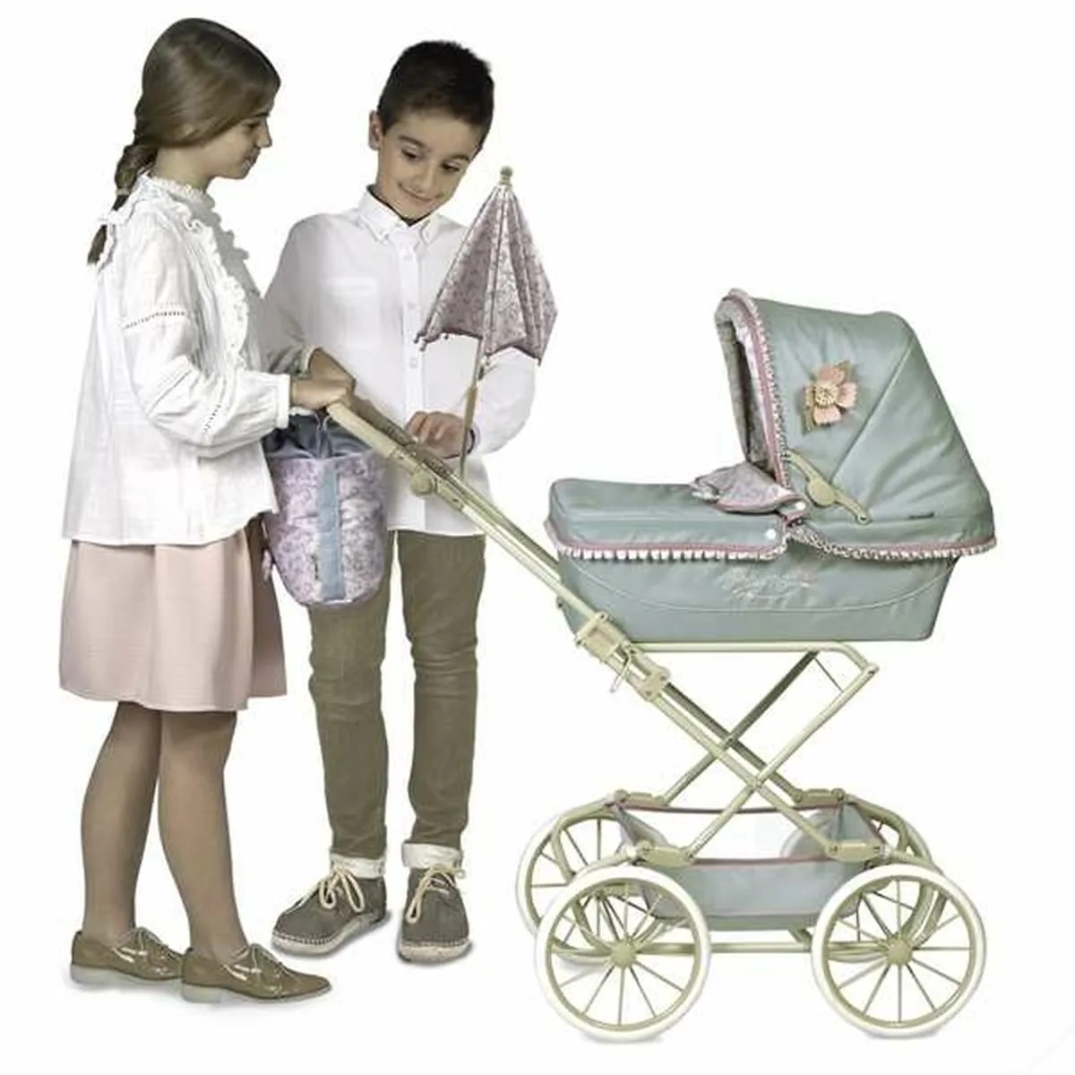 Doll Stroller Decuevas Reborn Provenza 40 x 90 x 90 cm Foldable Sunshade 40 x 90 x 90 cm