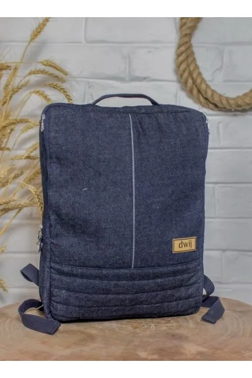 Dwij Unisex Denim Office Backpack