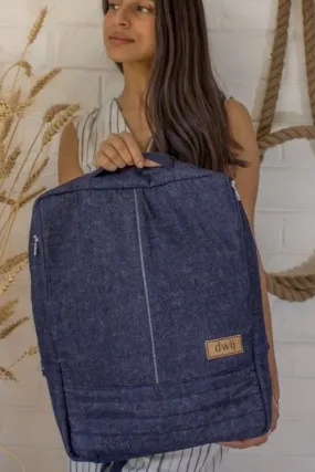 Dwij Unisex Denim Office Backpack