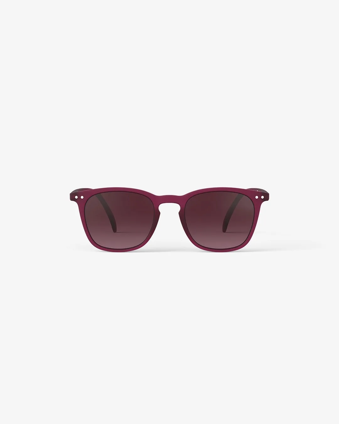 #E Shape Sunglasses in Antique Purple