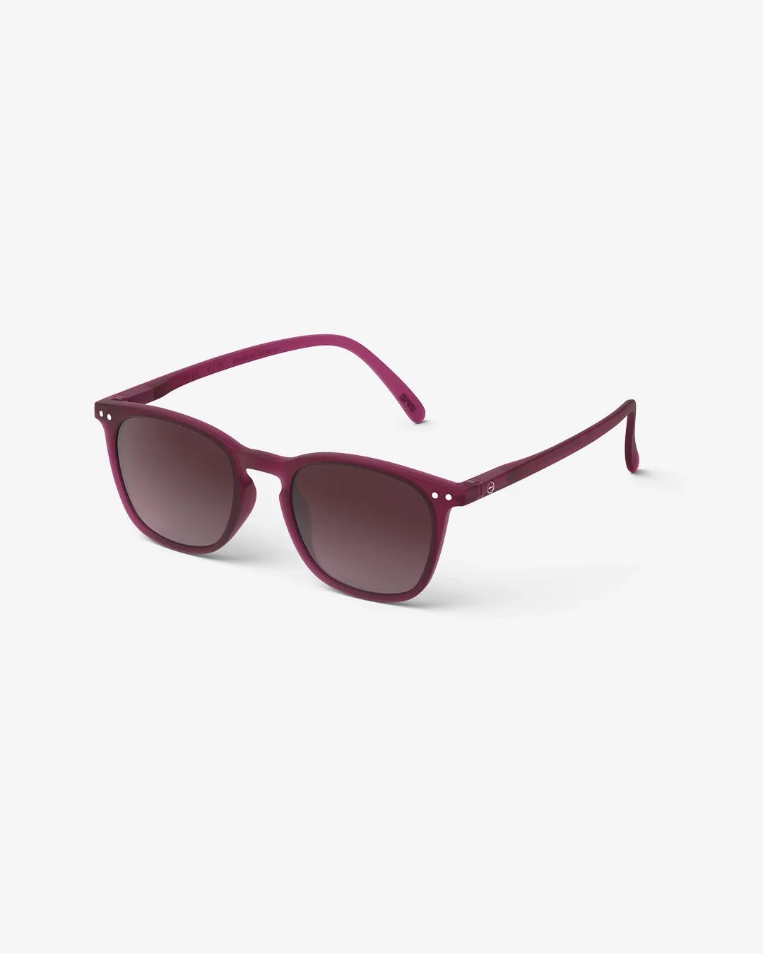 #E Shape Sunglasses in Antique Purple