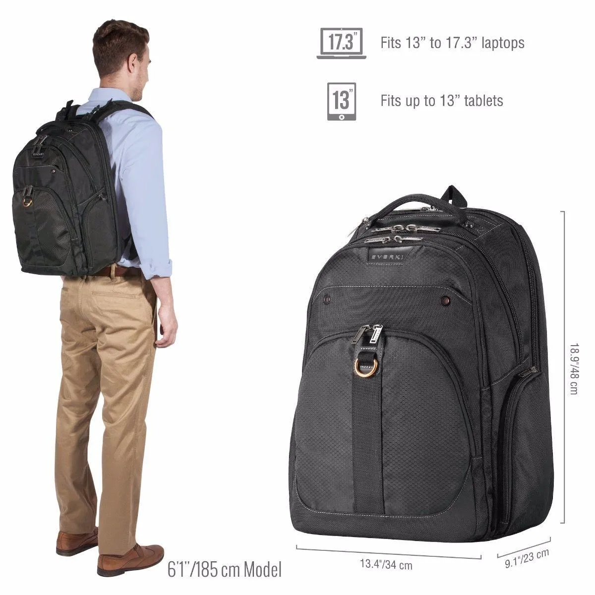 Everki Atlas 17.3" Laptop Backpack