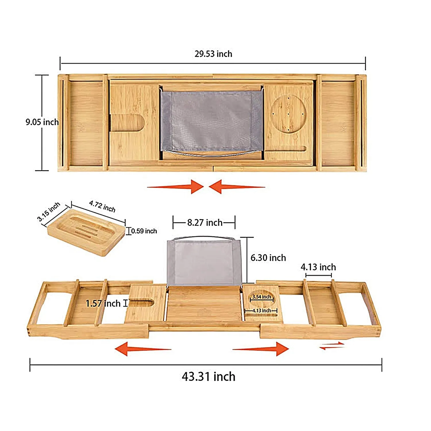 Evertone Bathtub Caddy