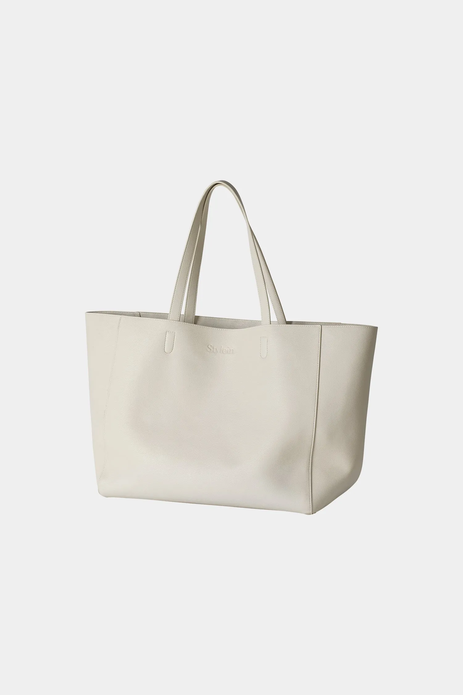 EVERYDAY SHOPPER - YACHT BAG CREAM STRUCTURED