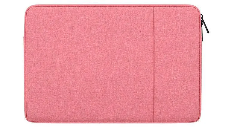 Exquisite 2in1 Sleek And Stylish Padded Inner Designed Laptop Sleeve-Pink