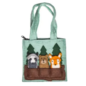 Felt Puppet Bag - Woodland Friends