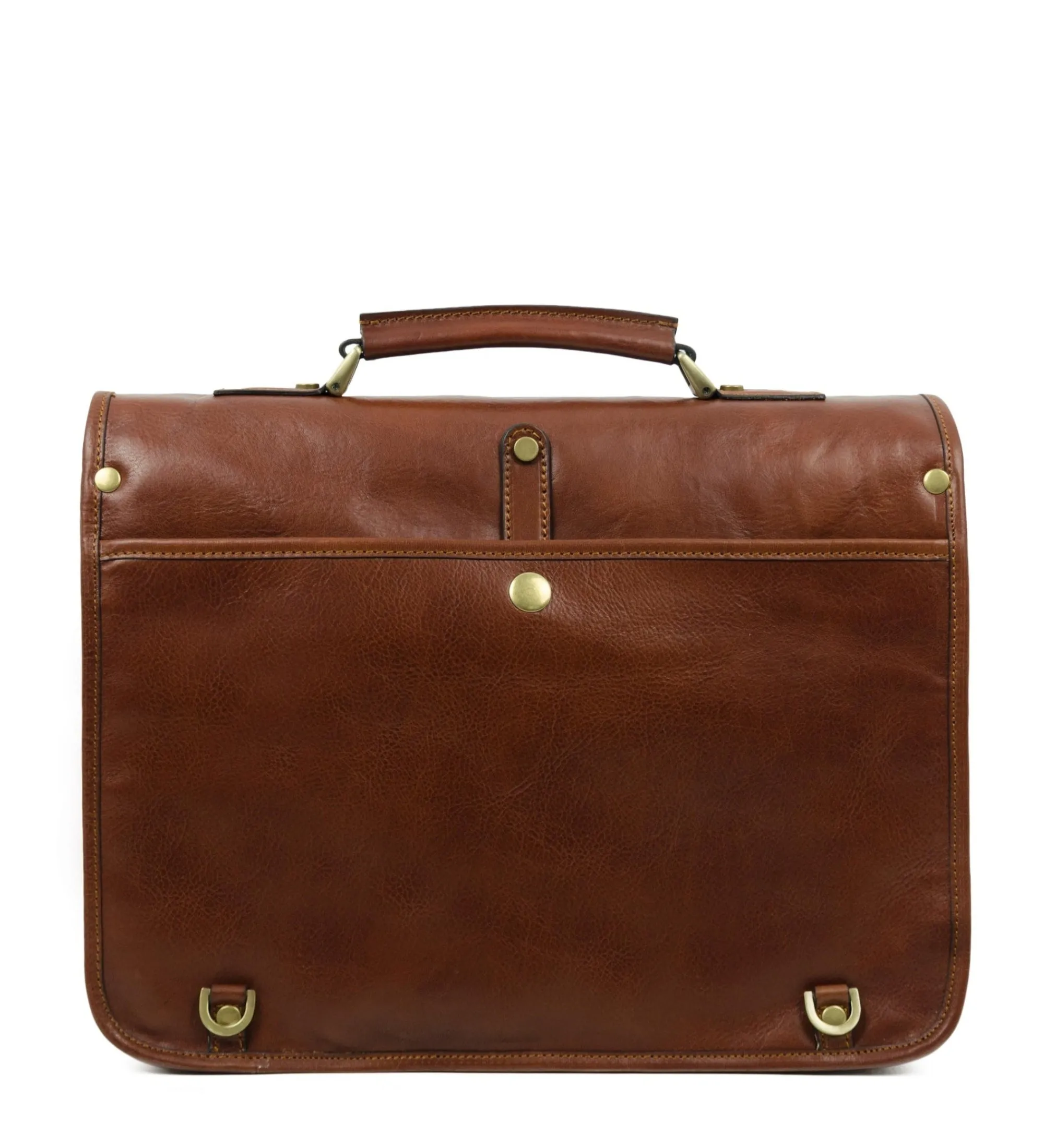 Full Grain Italian Leather Briefcase Backpack - A Midsummer Night's Dream