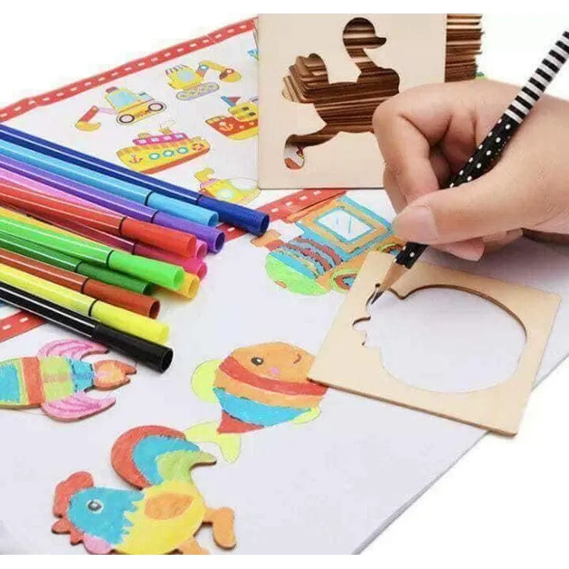 Fun Graffiti Coloring Board Puzzle