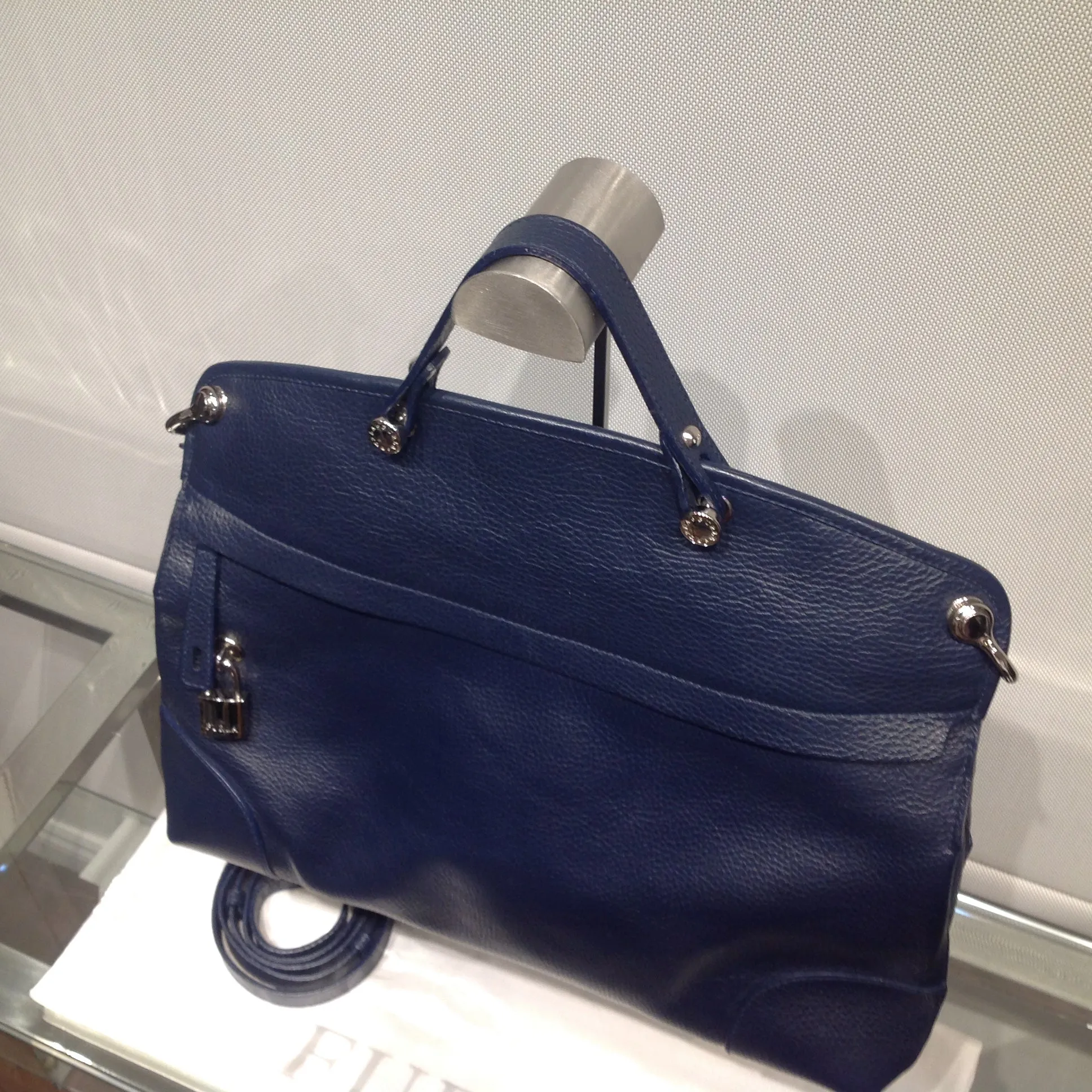 FURLA Leather Top Handle/ Crossbody Bag