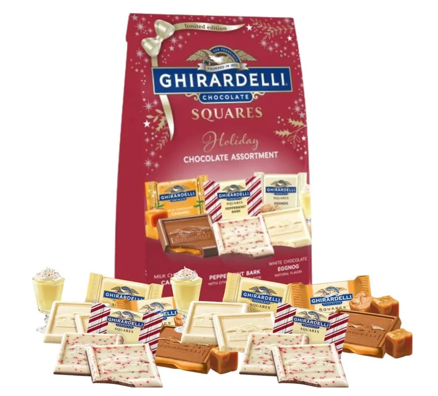 Ghirardelli Chocolate Limited Edition Holiday Assortment Chocolate Candies - 7.9 oz.