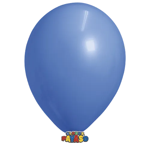 Globos Payaso 12in Balloon Pastel Dark Blue 50ct