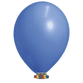 Globos Payaso 12in Balloon Pastel Dark Blue 50ct