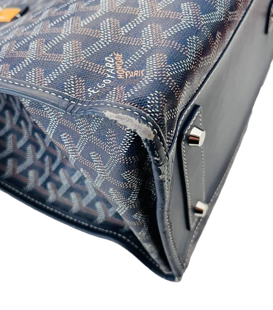 Goyard Marquises Goyardine Coated Canvas Tote Bag