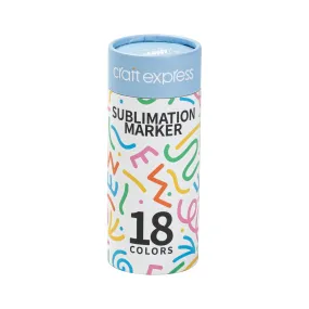 Hardware - Craft Express - Printing Tools - 18 Pack Assorted Sublimation Markers