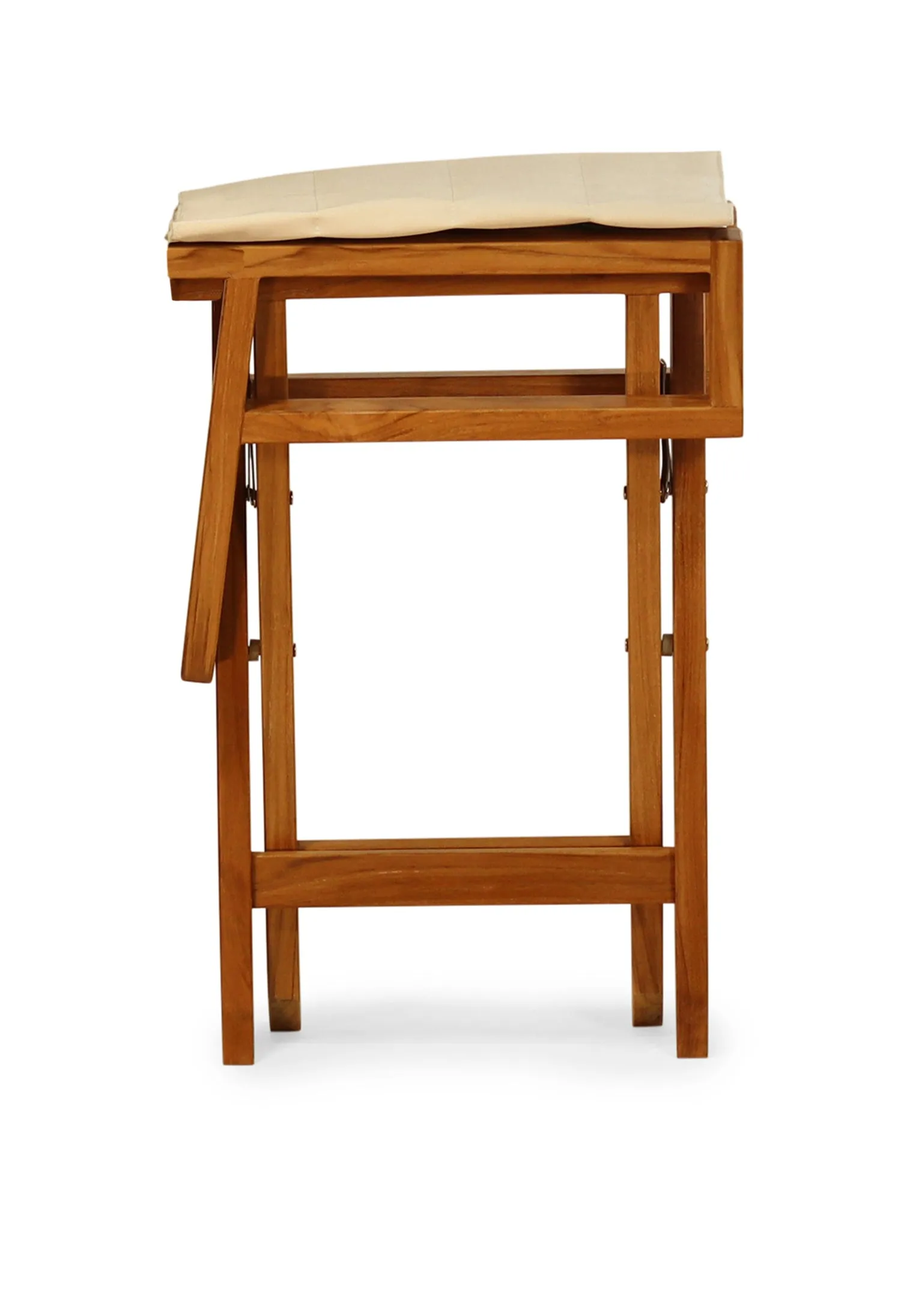 High-End Folding Directors Teak Boat Chair -K6100