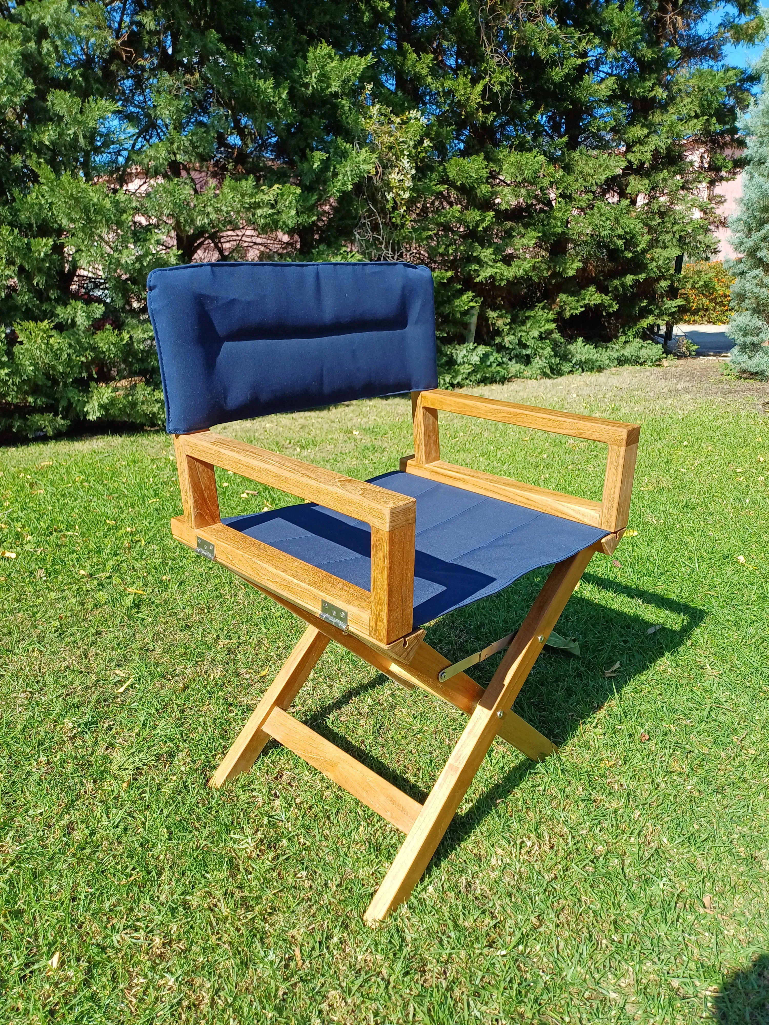 High-End Folding Directors Teak Boat Chair -K6100