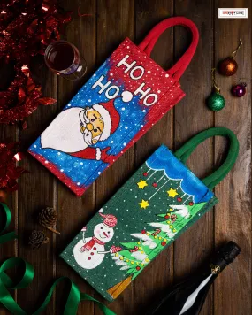 HOLIDAY SPIRIT WINE BAG