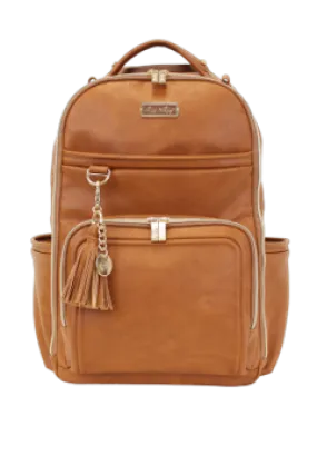 itzy Ritzy Boss Plus Backpack Diaper Bag Cognac