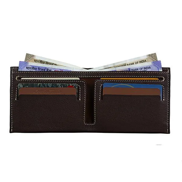 Kevin I | Leather Wallet For Men | 100% Genuine Leather | Lifetime Warranty | Colour: Black & Brown