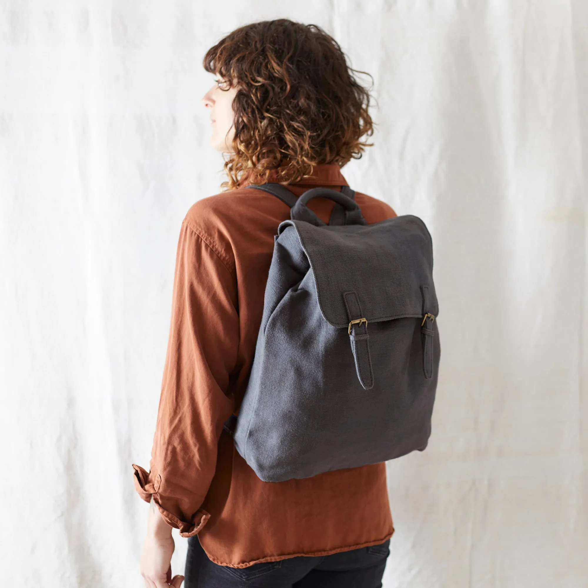 LAKSHYA Unisex Vegan Canvas Backpack (WS)