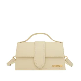 Le Grand Bambino Leather Bag in Ivory