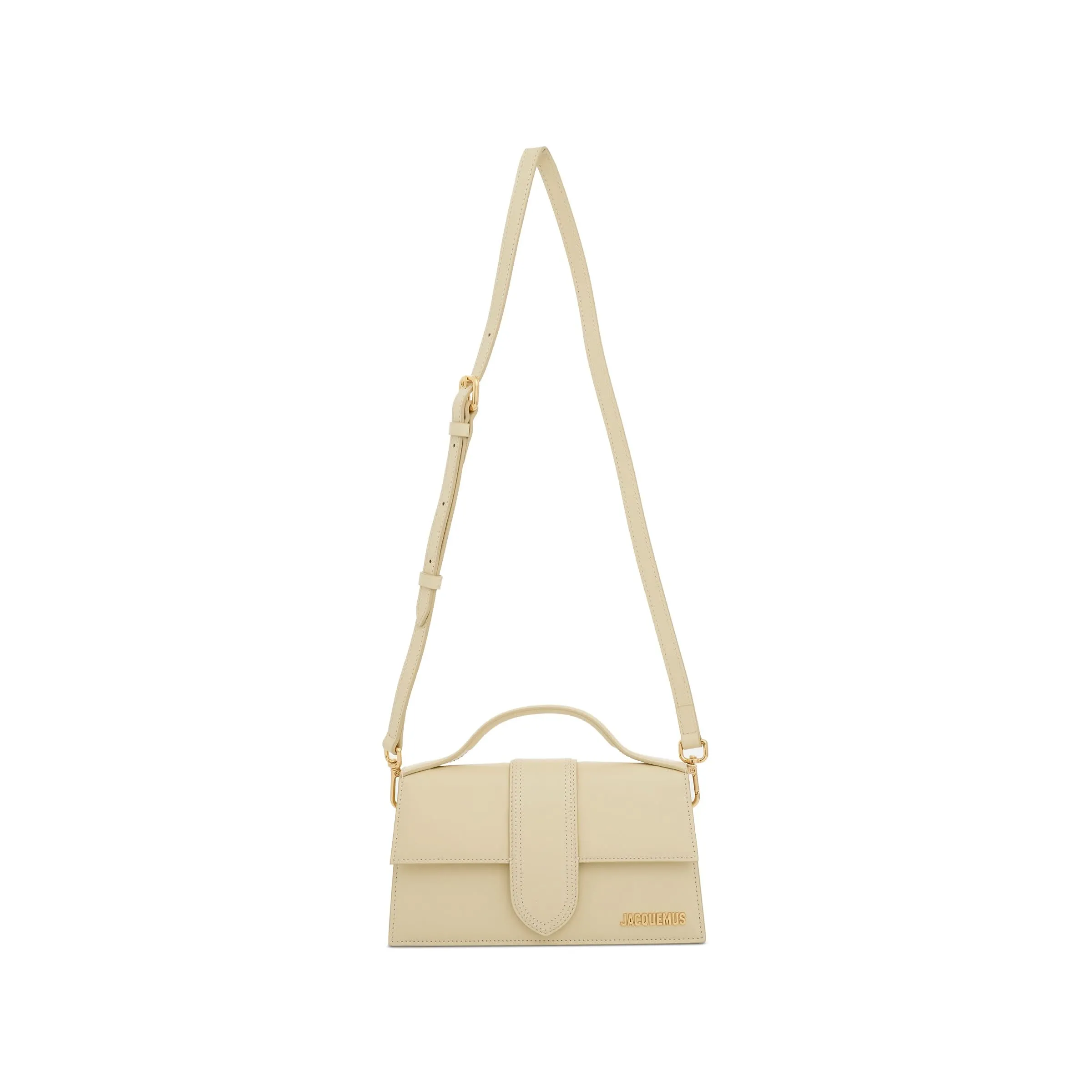 Le Grand Bambino Leather Bag in Ivory