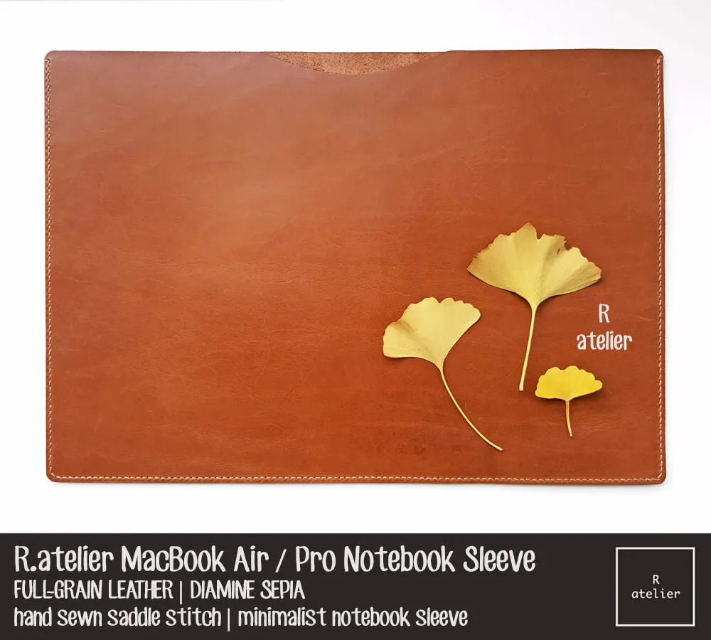 Leather MacBook Air/Pro Notebook Sleeve