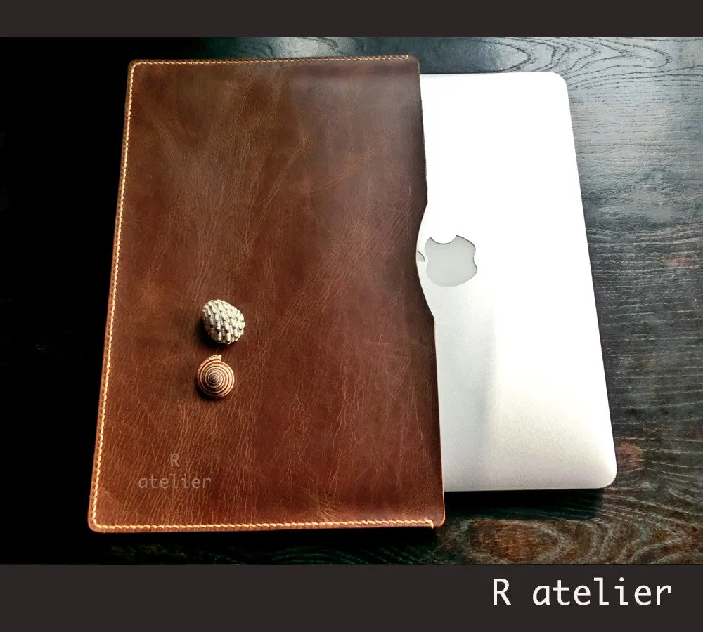 Leather MacBook Air/Pro Notebook Sleeve