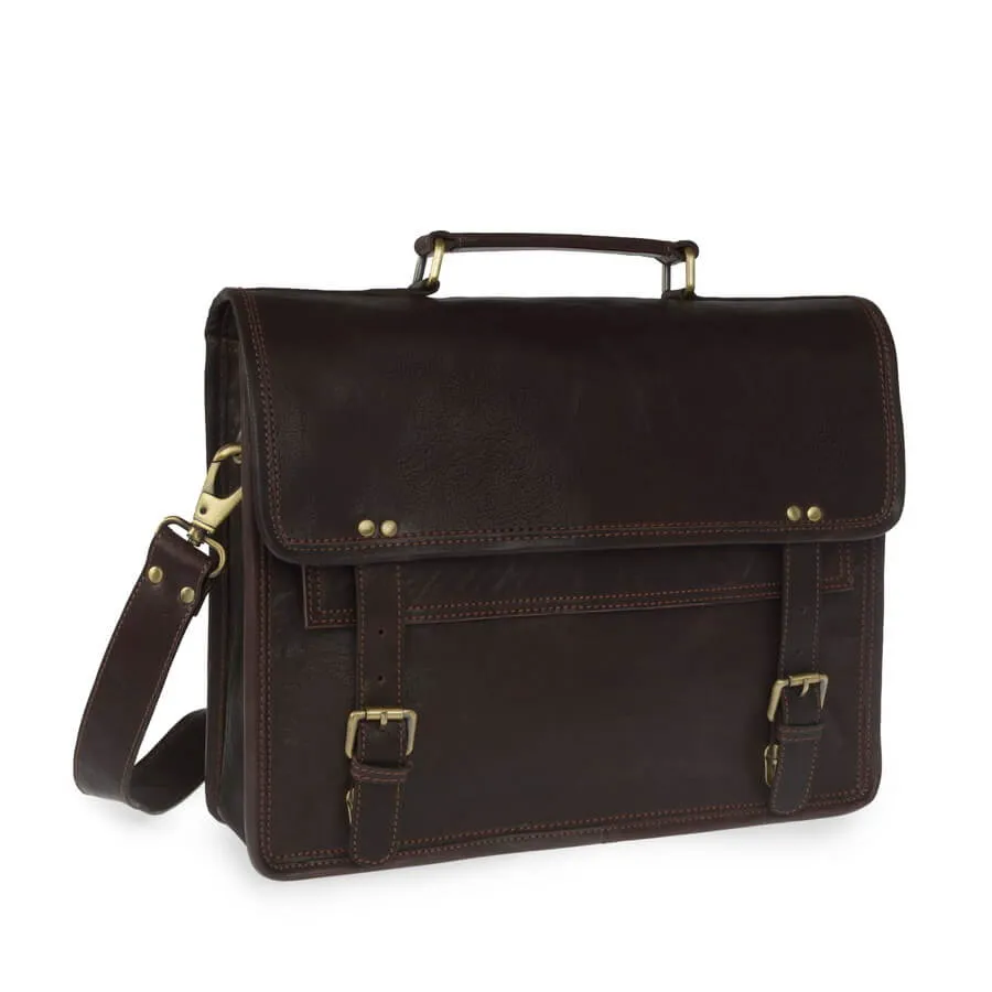 Leather Messenger Bag - Wandering Soul Range