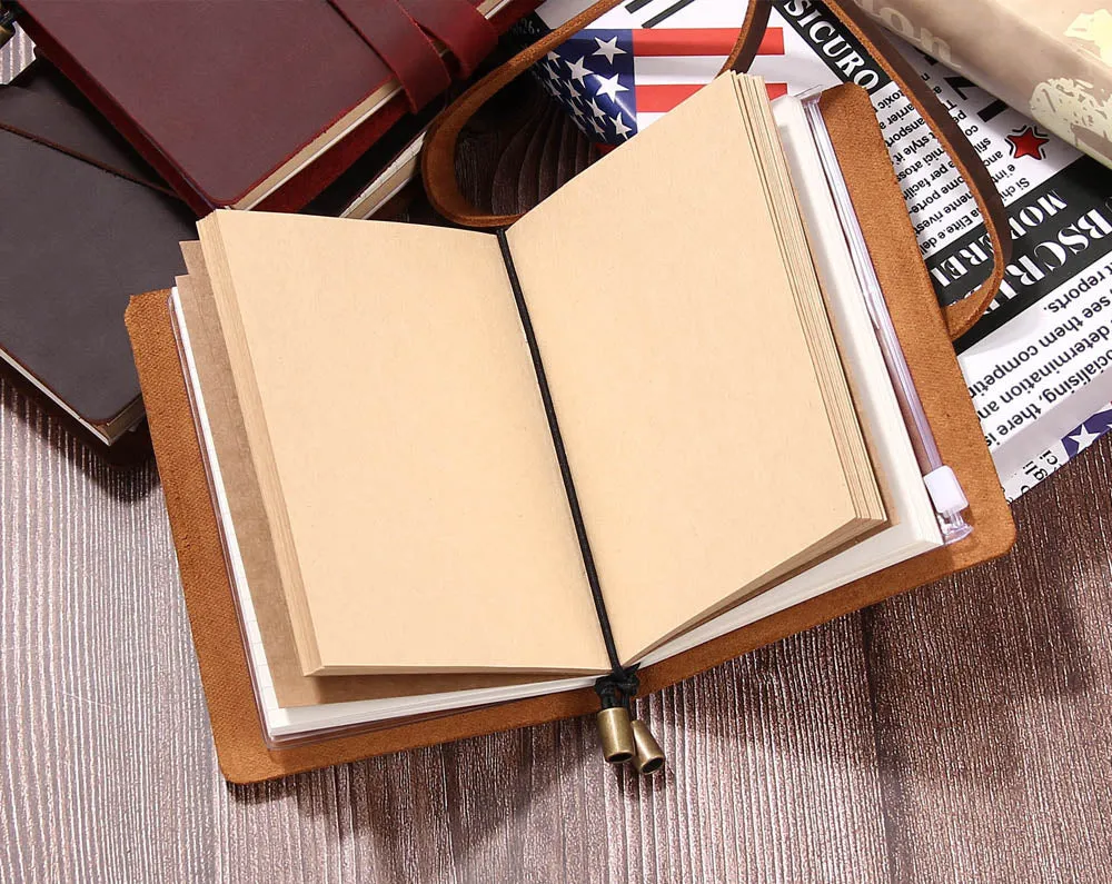 Leather Travel Journal Notebook