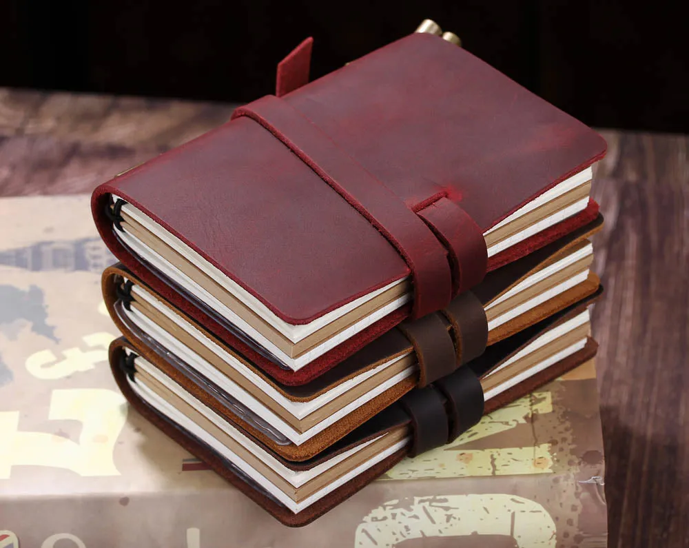 Leather Travel Journal Notebook