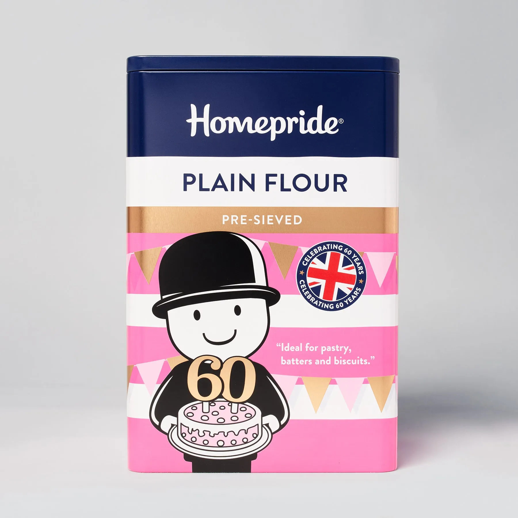 Limited Edition Anniversary Plain Flour Storage Tin (No Tokens)