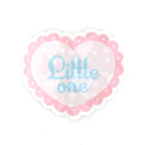 Little One Pastel Heart - Vinyl Sticker