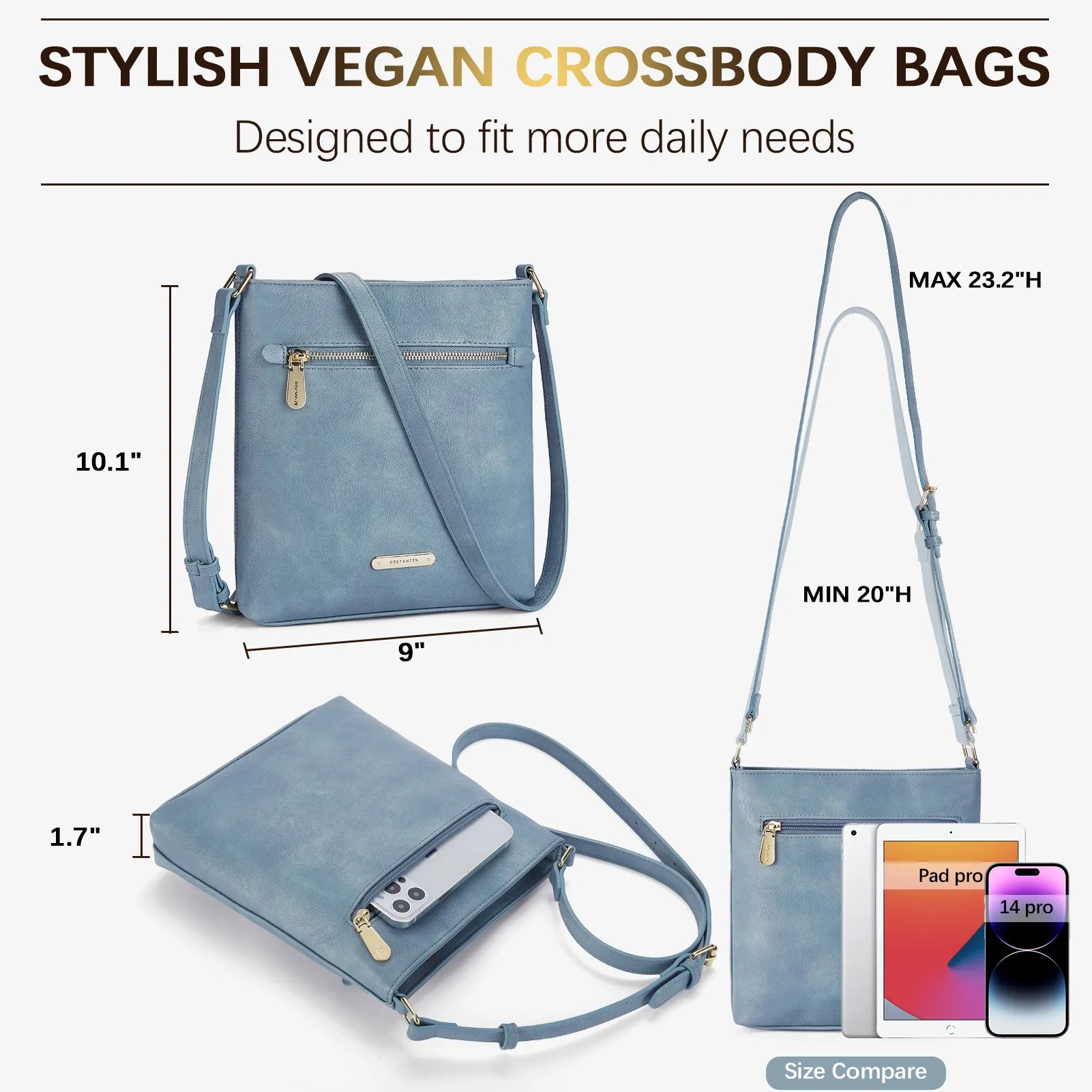 Lotty Keep Your Essentials Secure with a Crossbody Bag with Zipper