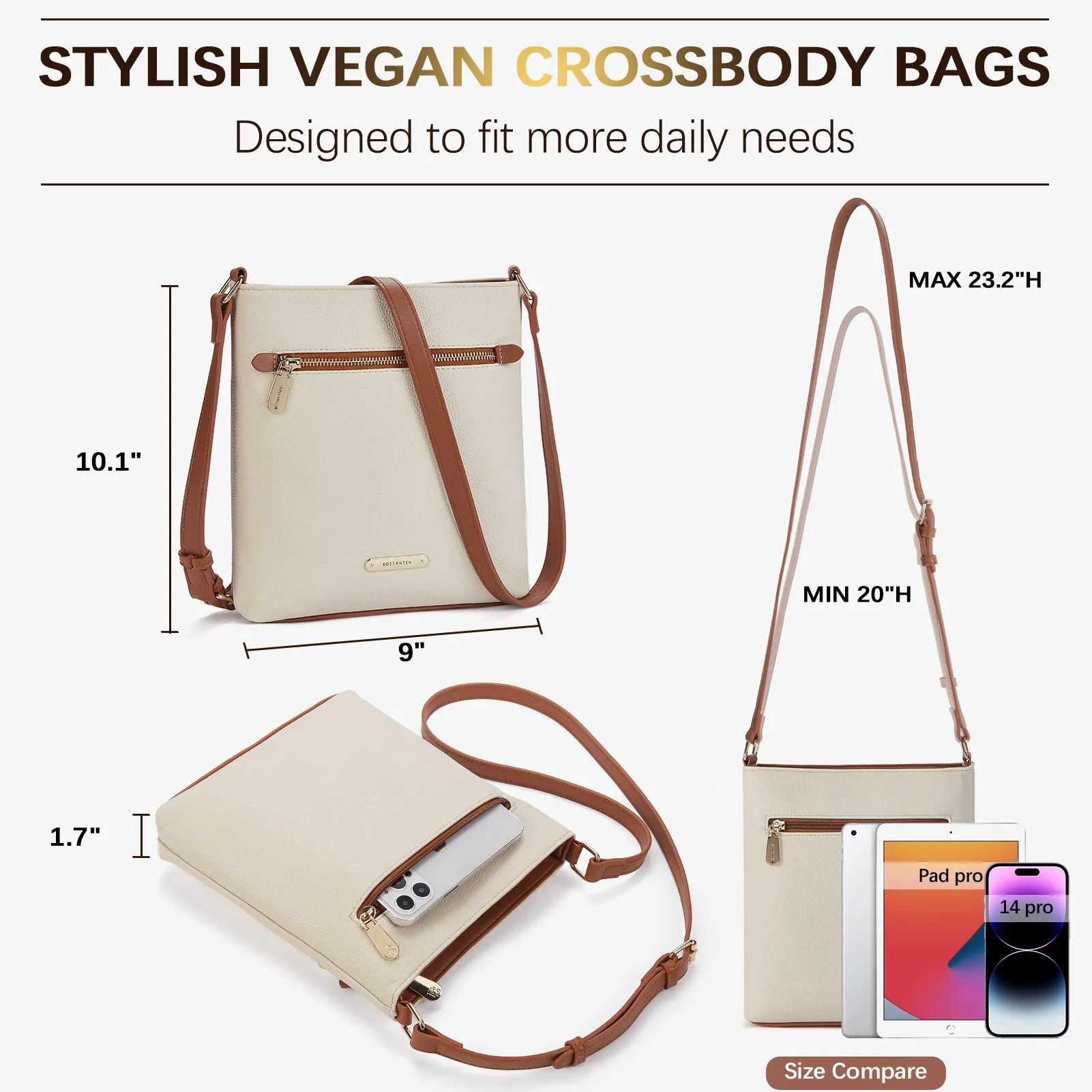 Lotty Keep Your Essentials Secure with a Crossbody Bag with Zipper