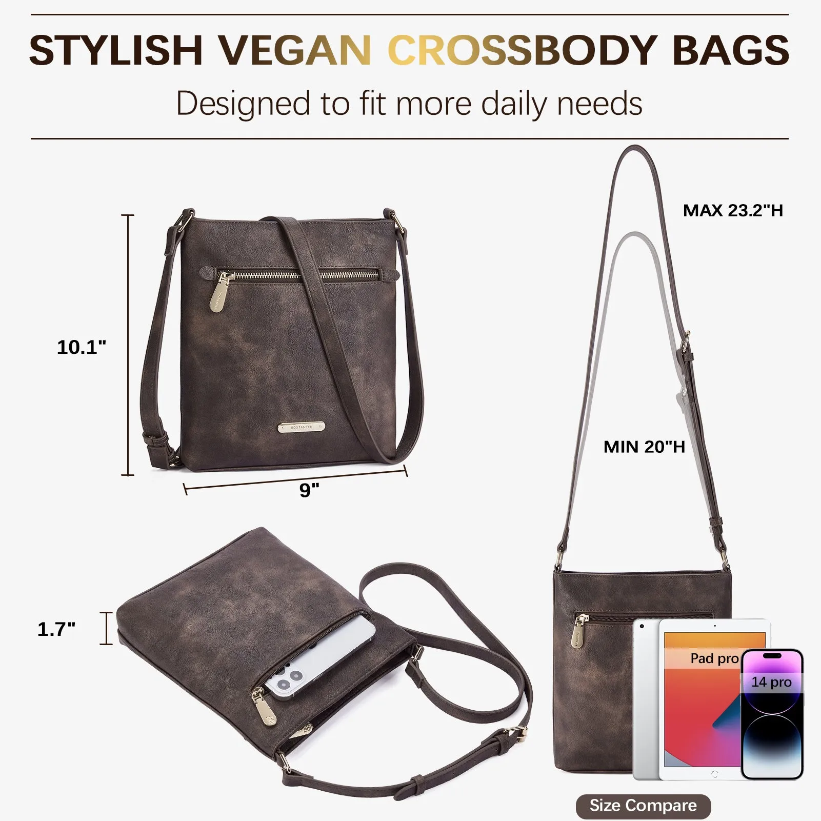 Lotty Keep Your Essentials Secure with a Crossbody Bag with Zipper