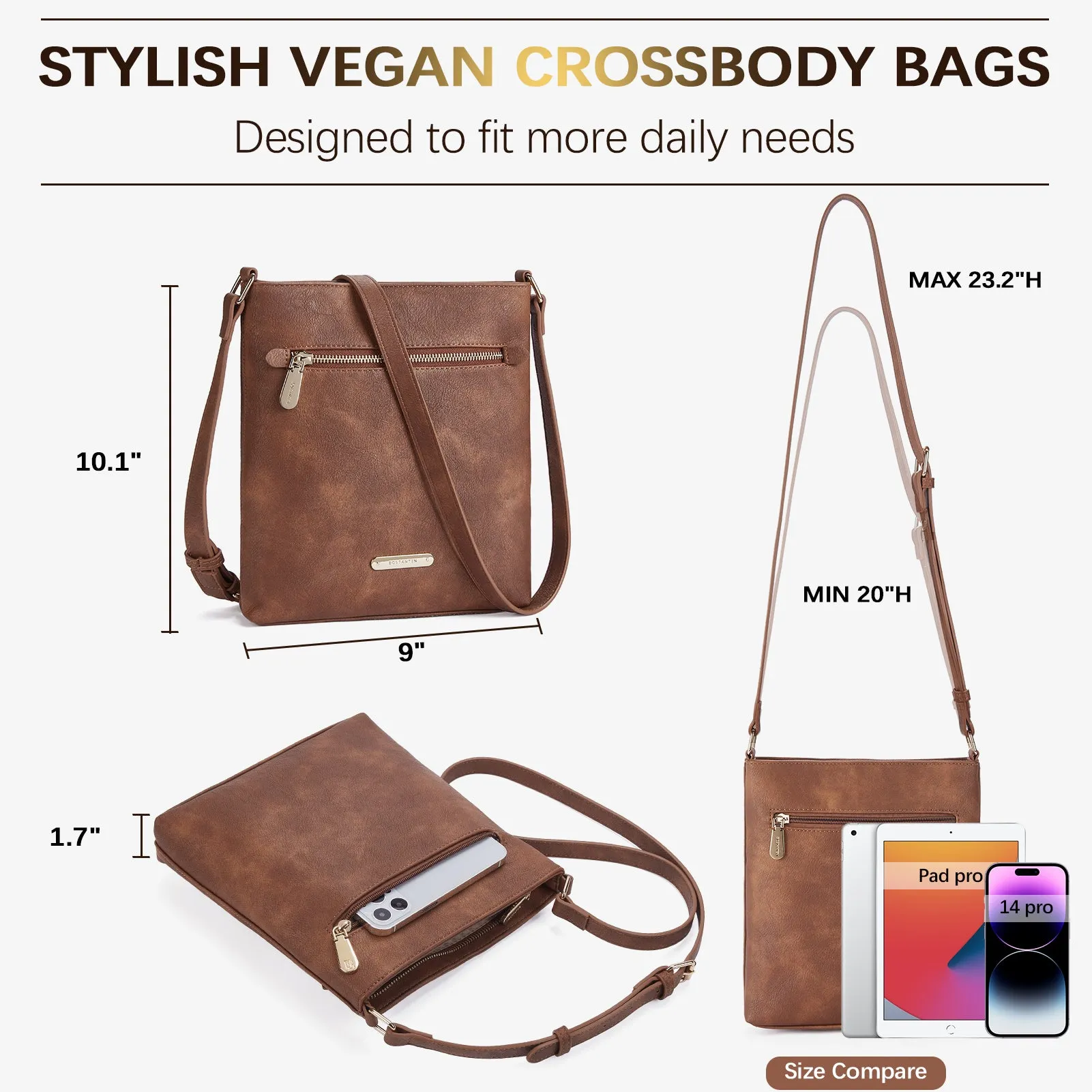 Lotty Keep Your Essentials Secure with a Crossbody Bag with Zipper