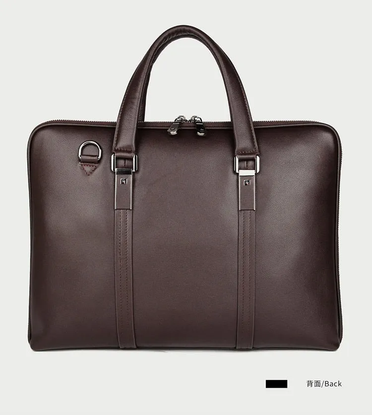 Luxury Genuine Leather Briefcase for Men