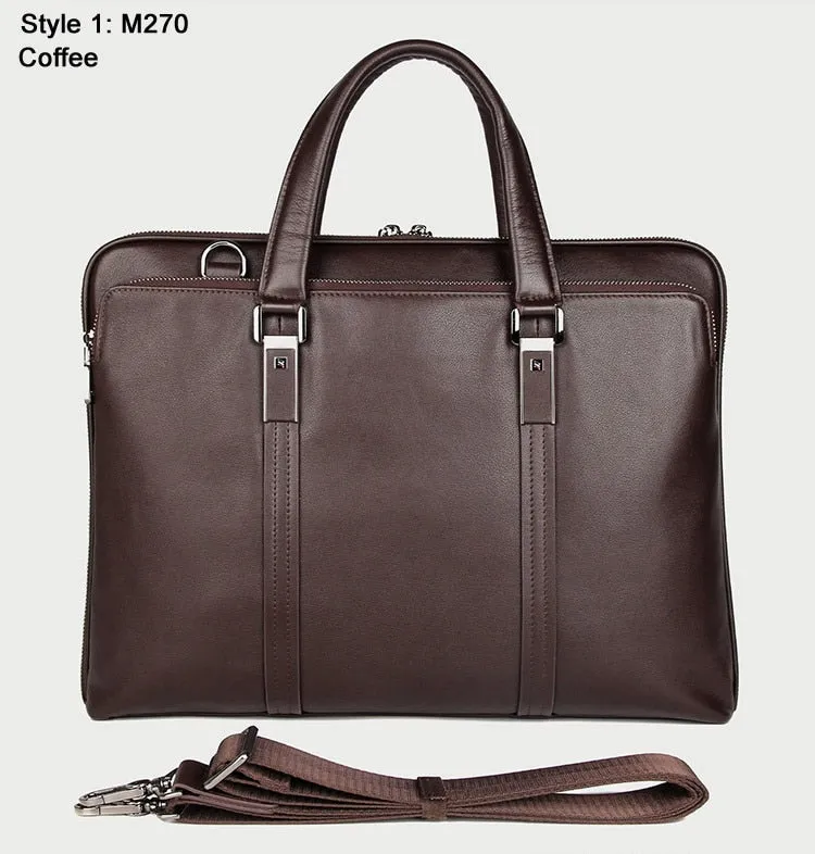 Luxury Genuine Leather Briefcase for Men